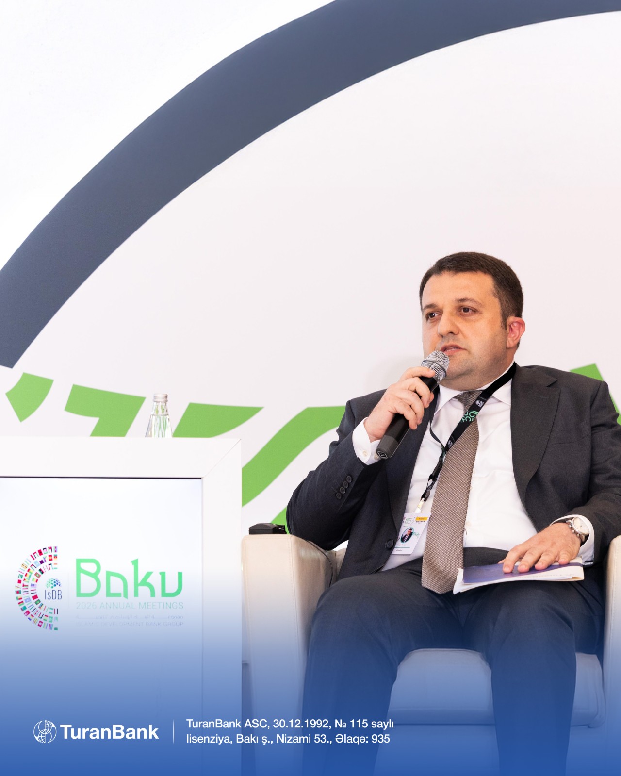 “TuranBank”ın İdarə Heyətinin sədri IsDB-nin illik toplantılarında çıxış etdi - FOTOLAR
